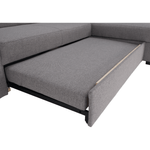 Casa si Gradina - Mobilier - Canapele si coltare - Canapele - Canapea extensibila, suvite gri, dreapta, FOSA ROH - Infinity.ro