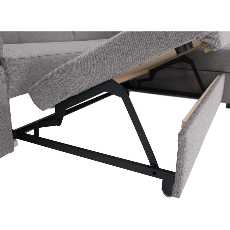 Casa si Gradina - Mobilier - Canapele si coltare - Canapele - Canapea extensibila, suvite gri, dreapta, FOSA ROH - Infinity.ro