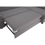 Casa si Gradina - Mobilier - Canapele si coltare - Canapele - Canapea extensibila, suvite gri, dreapta, FOSA ROH - Infinity.ro