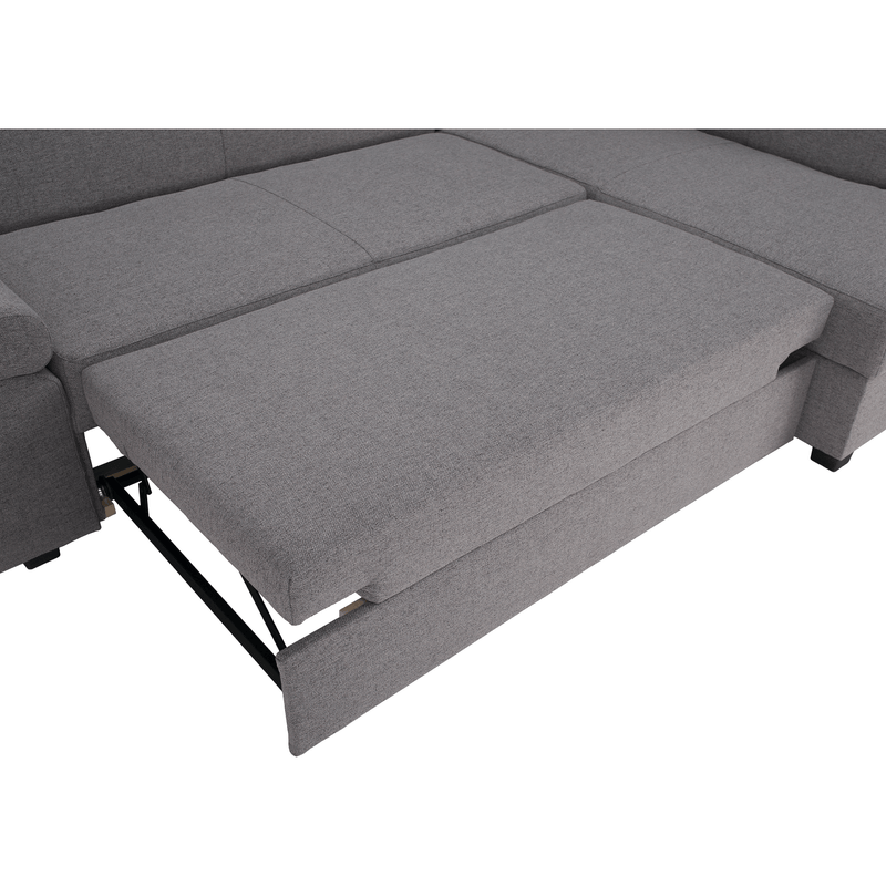 Casa si Gradina - Mobilier - Canapele si coltare - Canapele - Canapea extensibila, suvite gri, dreapta, FOSA ROH - Infinity.ro