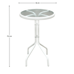 Casa si Gradina - Gradina si terasa - Mobilier exterior - Seturi mobila gradina - Setul de ratan pentru gradina cu 3 piese, alb/bej, ELIOR - Infinity.ro