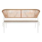 Casa si Gradina - Gradina si terasa - Mobilier exterior - Seturi mobila gradina - Set de mobilier de gradina din ratan, 4 piese, alb/bej, PALNY - Infinity.ro