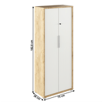 Casa si Gradina - Mobilier - Dulapuri si sifoniere - Dulapuri - Dulap cu incuietoare, stejar artizan/ alb, RIOMA TYP 31 - Infinity.ro