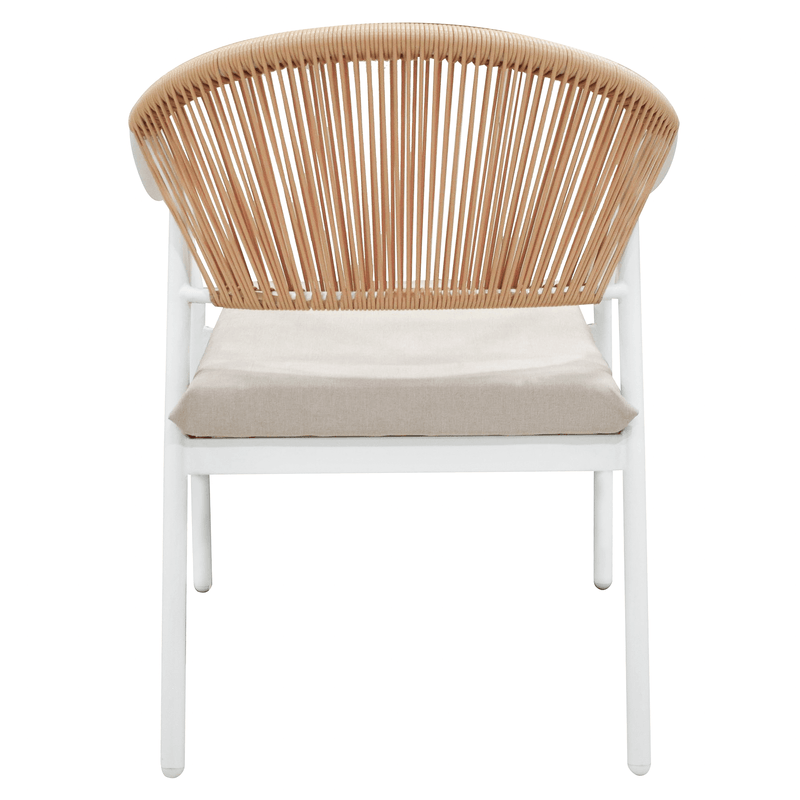 Casa si Gradina - Gradina si terasa - Mobilier exterior - Seturi mobila gradina - Set de mobilier de gradina din ratan, 4 piese, alb/bej, PALNY - Infinity.ro