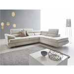 Casa si Gradina - Mobilier - Canapele si coltare - Canapele - Set canapea, gri deschis, material textil, dreapta, BUTON P - Infinity.ro