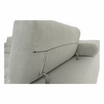 Casa si Gradina - Mobilier - Canapele si coltare - Canapele - Set canapea, gri deschis, material textil, dreapta, BUTON P - Infinity.ro