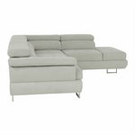 Casa si Gradina - Mobilier - Canapele si coltare - Canapele - Set canapea, gri deschis, material textil, dreapta, BUTON P - Infinity.ro