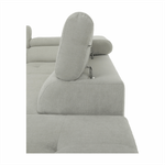 Casa si Gradina - Mobilier - Canapele si coltare - Canapele - Set canapea, gri deschis, material textil, dreapta, BUTON P - Infinity.ro