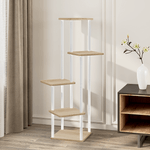 Casa si Gradina - Gradinarit si plante - Plante si ghivece - Ghivece si suporturi - Suport de flori din metal, alb/stejar sonoma, ADITE - Infinity.ro