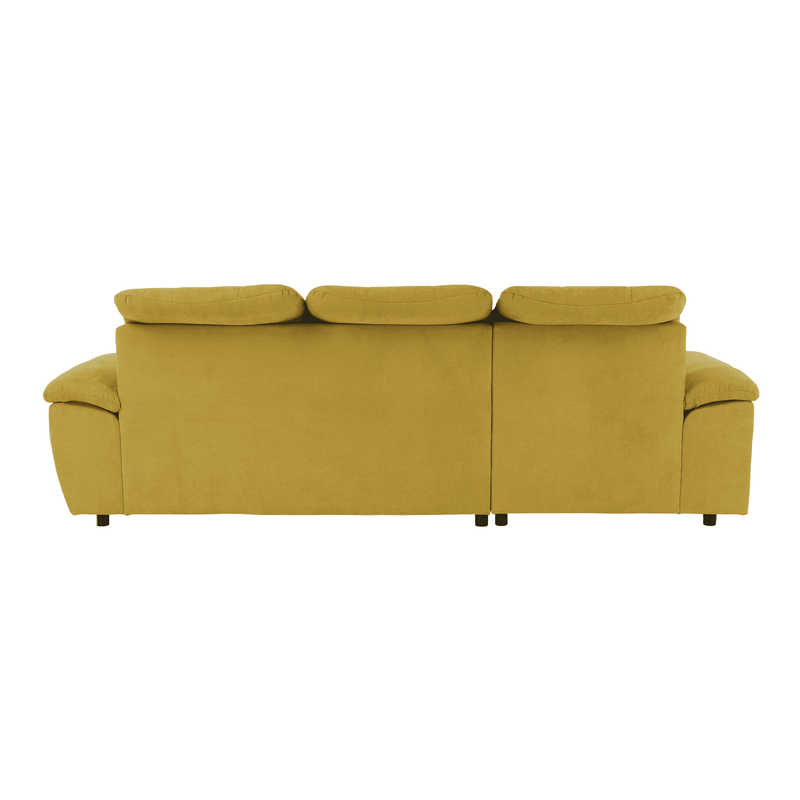 Casa si Gradina - Mobilier - Canapele si coltare - Coltare - Coltar, mustar tesatura, de stanga, EVANGELIN - Infinity.ro