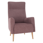 Casa si Gradina - Mobilier - Scaune si fotolii - Fotolii - Fotoliu cu urechi, roz antic/ fag, SAMY - Infinity.ro