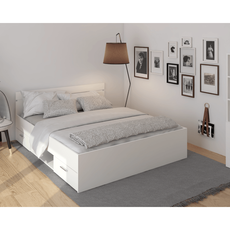 Casa si Gradina - Mobilier - Paturi si accesorii - Paturi - Pat, 160x200, alb, MICHIGAN NEW - Infinity.ro