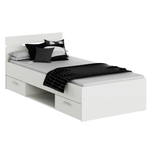 Casa si Gradina - Mobilier - Paturi si accesorii - Paturi - Pat, 90x200, alb, MICHIGAN NEW - Infinity.ro