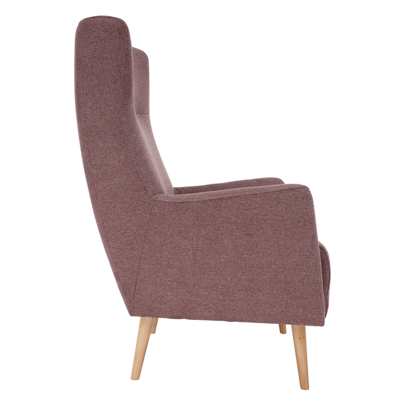 Casa si Gradina - Mobilier - Scaune si fotolii - Fotolii - Fotoliu cu urechi, roz antic/ fag, SAMY - Infinity.ro