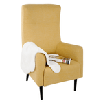 Casa si Gradina - Mobilier - Scaune si fotolii - Fotolii - Fotoliu cu urechi, galben/ negru, SAMY - Infinity.ro