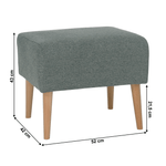 Casa si Gradina - Mobilier - Scaune si fotolii - Tabureti - Taburet, mentol/ fag, SAMY - Infinity.ro