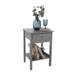 Casa si Gradina - Mobilier - Comode si corpuri - Noptiere - Noptiera, gri, MALISE - Infinity.ro