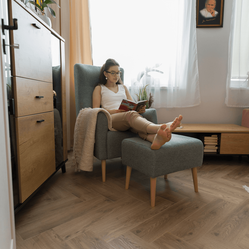 Casa si Gradina - Mobilier - Scaune si fotolii - Tabureti - Taburet, mentol/ fag, SAMY - Infinity.ro