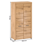 Casa si Gradina - Mobilier - Dulapuri si sifoniere - Dulapuri - Dulap, cuier, stejar apalache, PUSAN F - Infinity.ro