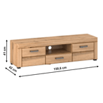 Casa si Gradina - Mobilier - Mese si birouri - Birouri - Masa RTV, stejar apalache, PUSAN P - Infinity.ro