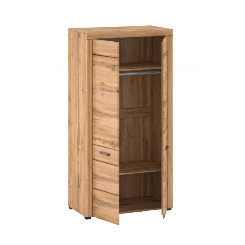 Casa si Gradina - Mobilier - Dulapuri si sifoniere - Dulapuri - Dulap, cuier, stejar apalache, PUSAN F - Infinity.ro