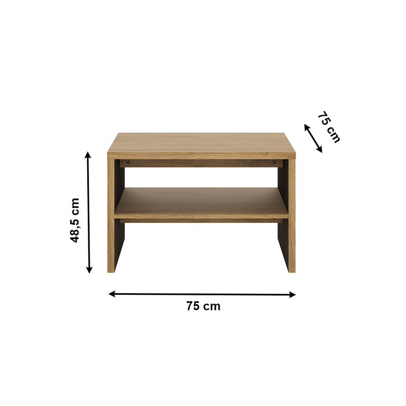Casa si Gradina - Mobilier - Mese si birouri - Masute de cafea - Masuta de cafea, stejar shetland, SHELDON TIP 71 - Infinity.ro
