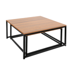 Casa si Gradina - Mobilier - Mese si birouri - Masute de cafea - Set 2 masute de cafea, nuc/negru, KASTLER NEW TYP 1 - Infinity.ro