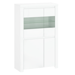 Casa si Gradina - Mobilier - Dulapuri si sifoniere - Dulapuri - Vitrina 2D2W, alb lucios, LINDY - Infinity.ro