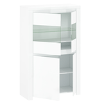 Casa si Gradina - Mobilier - Dulapuri si sifoniere - Dulapuri - Vitrina 2D2W, alb lucios, LINDY - Infinity.ro