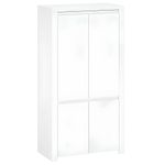 Casa si Gradina - Mobilier - Dulapuri si sifoniere - Dulapuri - Dulap 4D, alb lucios, LINDY - Infinity.ro