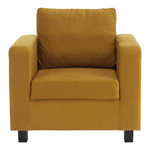 Casa si Gradina - Mobilier - Scaune si fotolii - Fotolii - Fotoliu, tesatura mustar, LUANA - Infinity.ro