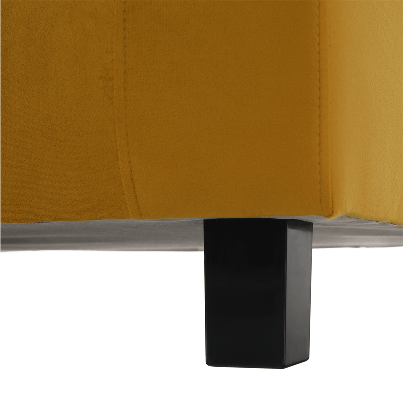 Casa si Gradina - Mobilier - Canapele si coltare - Canapele - Canapea complet tapitata, tesatura mustar, LUANA - Infinity.ro