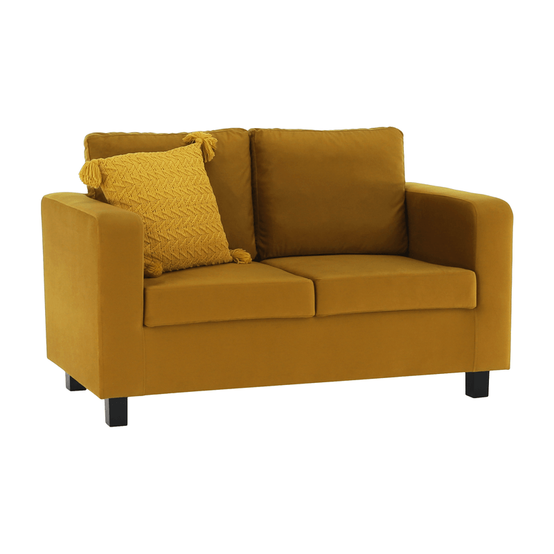 Casa si Gradina - Mobilier - Canapele si coltare - Canapele - Canapea complet tapitata, tesatura mustar, LUANA - Infinity.ro