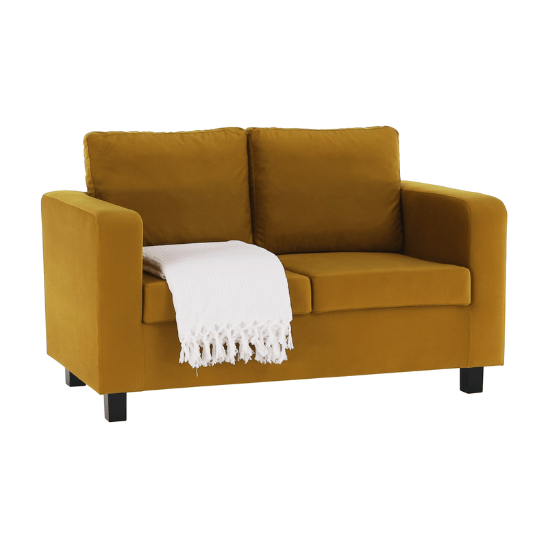 Casa si Gradina - Mobilier - Canapele si coltare - Canapele - Canapea complet tapitata, tesatura mustar, LUANA - Infinity.ro