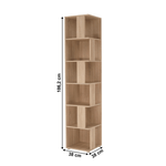 Casa si Gradina - Mobilier - Biblioteci si rafturi - Rafturi - Raft de colt, stejar sonoma, KORIND - Infinity.ro