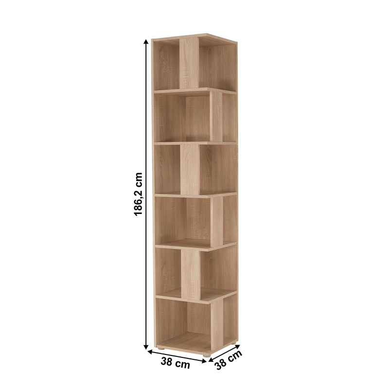 Casa si Gradina - Mobilier - Biblioteci si rafturi - Rafturi - Raft de colt, stejar sonoma, KORIND - Infinity.ro