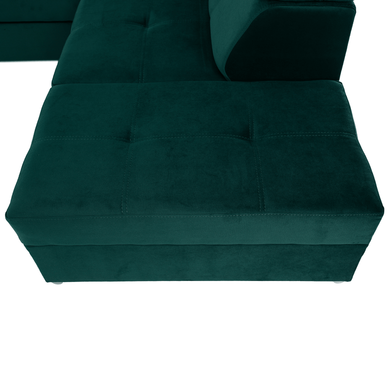 Casa si Gradina - Mobilier - Canapele si coltare - Canapele - Canapea, smarald, stanga, LAMORA U - Infinity.ro