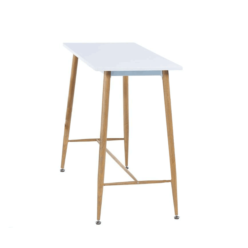 Casa si Gradina - Mobilier - Mese si birouri - Mese living - Masa de bar, alb / fag, MDF / metal, 110x50 cm, DORTON - Infinity.ro