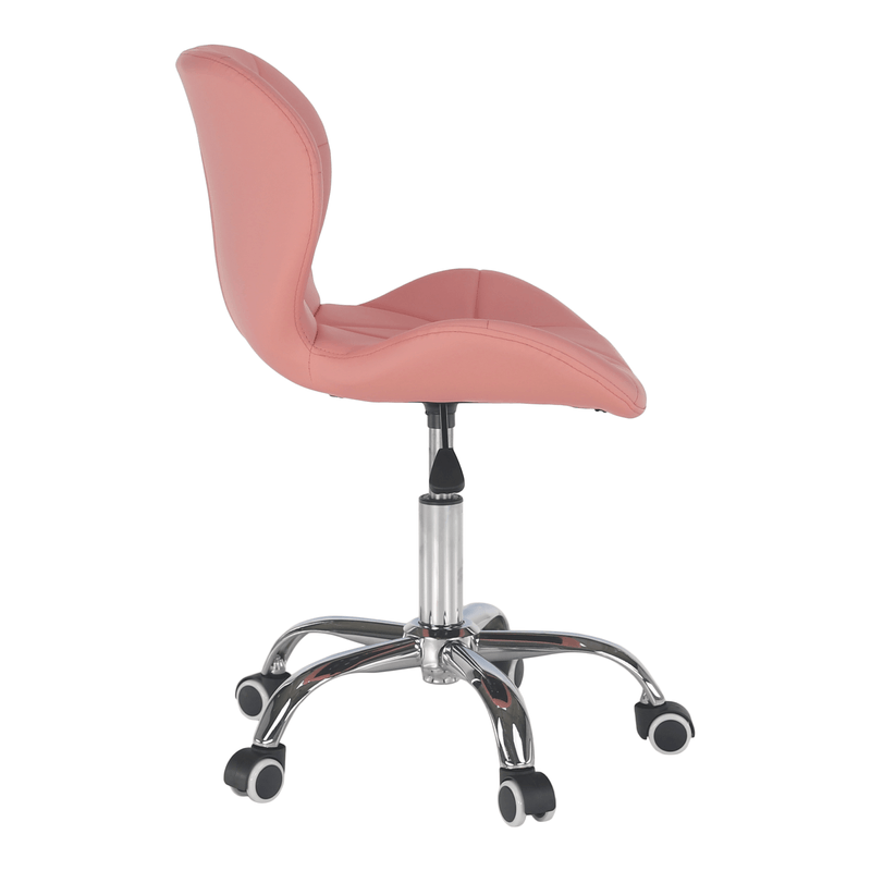 Casa si Gradina - Mobilier - Scaune si fotolii - Fotolii - Fotoliu de birou, roz/crom, ARGUS NEW - Infinity.ro
