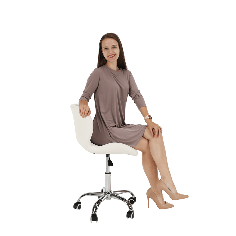 Casa si Gradina - Mobilier - Scaune si fotolii - Scaune - Fotoliu de birou, alb/crom, ARGUS NEW - Infinity.ro