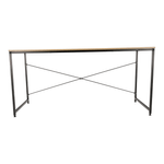 Casa si Gradina - Mobilier - Mese si birouri - Birouri - Birou, stejar / negru, 150x60 cm, MELLORA - Infinity.ro
