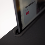 Casa si Gradina - Mobilier - Mese si birouri - Birouri - Reglabil birou PC cu roti, negru, WESTA - Infinity.ro