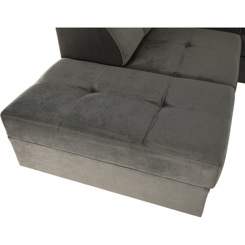 Casa si Gradina - Mobilier - Canapele si coltare - Canapele - Canapea, maro gri-maro, dreapta, LAMORA U - Infinity.ro