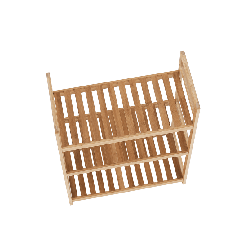 Casa si Gradina - Mobilier - Biblioteci si rafturi - Rafturi - Raft cu 3 polite, bambus natural, FIORE TIP 1 - Infinity.ro