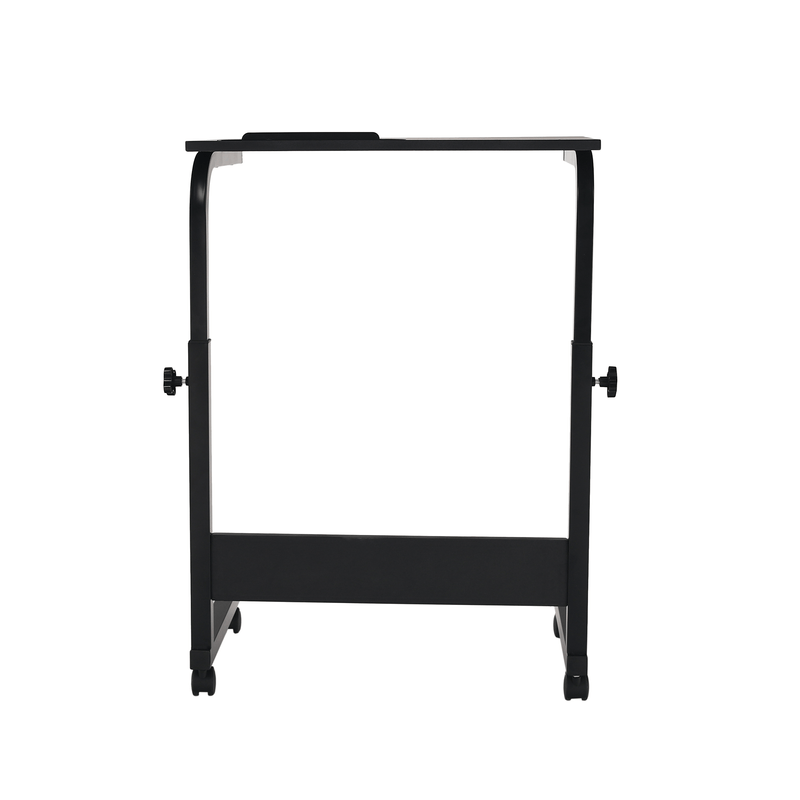 Casa si Gradina - Mobilier - Mese si birouri - Birouri - Reglabil birou PC cu roti, negru, WESTA - Infinity.ro