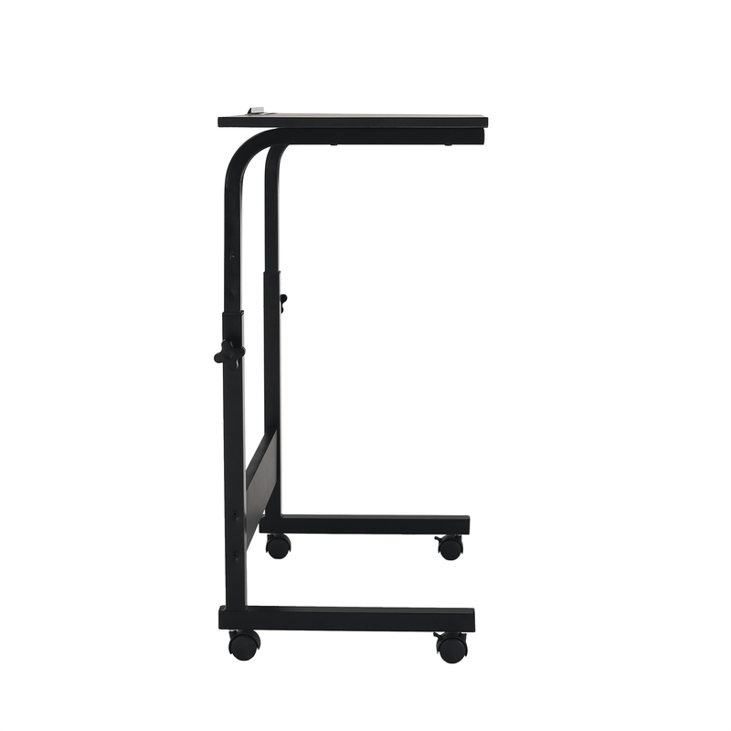 Casa si Gradina - Mobilier - Mese si birouri - Birouri - Reglabil birou PC cu roti, negru, WESTA - Infinity.ro