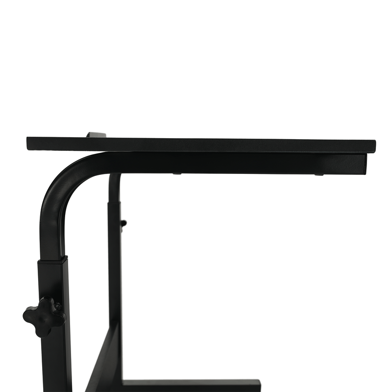 Casa si Gradina - Mobilier - Mese si birouri - Birouri - Reglabil birou PC cu roti, negru, WESTA - Infinity.ro