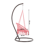 Casa si Gradina - Gradina si terasa - Mobilier exterior - Scaune si sezlonguri gradina - Scaun suspendabil, roz, AMADO 2 NEW - Infinity.ro