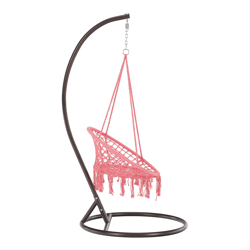 Casa si Gradina - Gradina si terasa - Mobilier exterior - Scaune si sezlonguri gradina - Scaun suspendabil, roz, AMADO 2 NEW - Infinity.ro