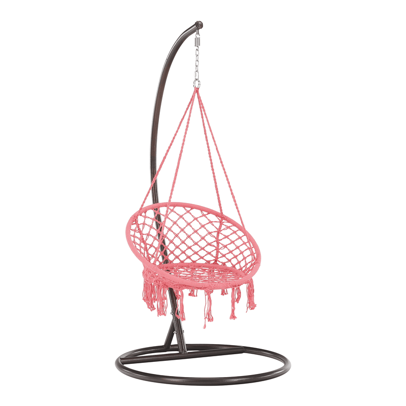Casa si Gradina - Gradina si terasa - Mobilier exterior - Scaune si sezlonguri gradina - Scaun suspendabil, roz, AMADO 2 NEW - Infinity.ro